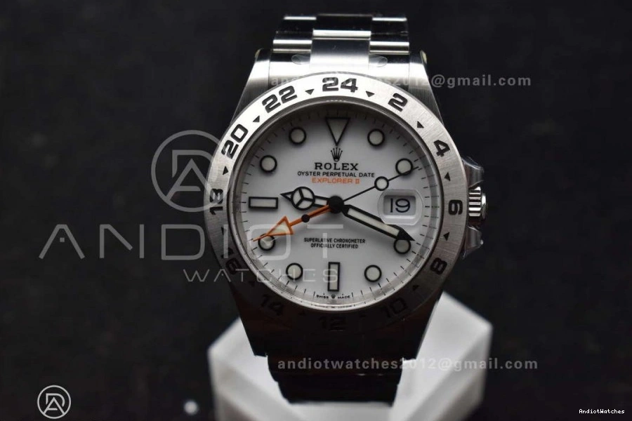 on SS Clean Best 1:1 845 226570 DD3285 Dial ComfortFit 42mm II 904L CHS Bracelet Edition Explorer White 0309
